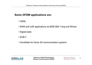 Ofdm & Wi Max