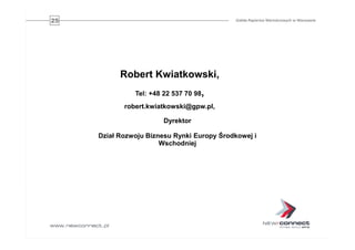 Oferta GPW dla przedsiębiorstw. Główny Rynek GPW i NewConnect