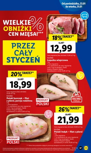 RZEŹNIK FIT LIFE
Polski kurczak –
mięso mielone z piersi
400 g/1 opak.
1 kg = 22,48 zł
SUPERCENA
8,99
RZEŹNIK FIT LIFE
Pol...
