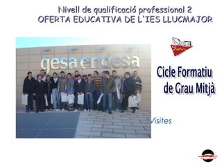 Nivell de qualificació professional 2Nivell de qualificació professional 2
OFERTA EDUCATIVA DE L'IES LLUCMAJOROFERTA EDUCATIVA DE L'IES LLUCMAJOR
Visites
 
