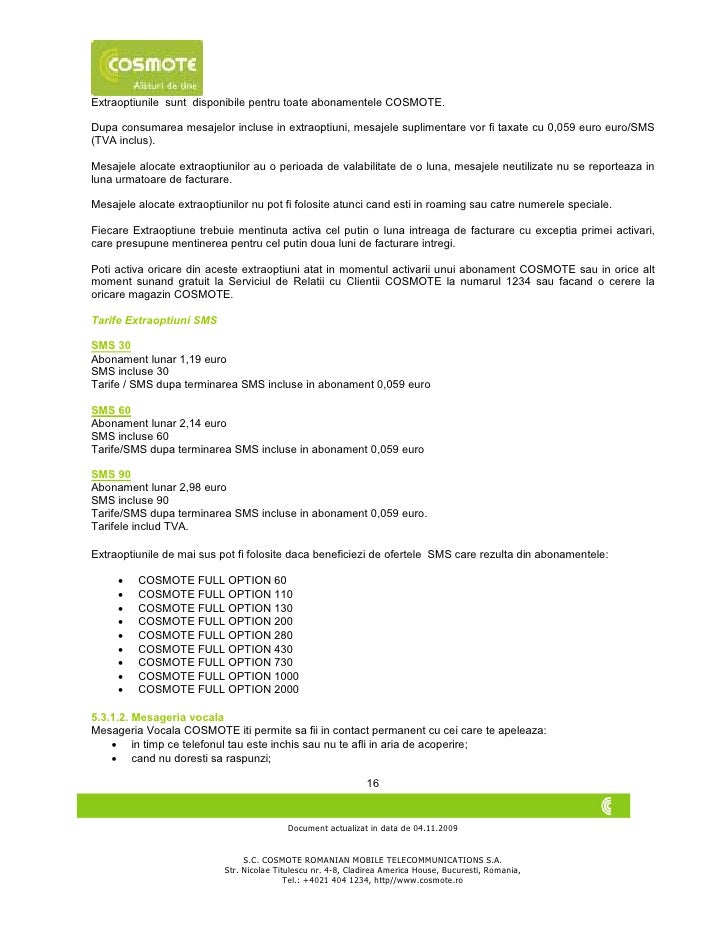 Oferta Cosmote