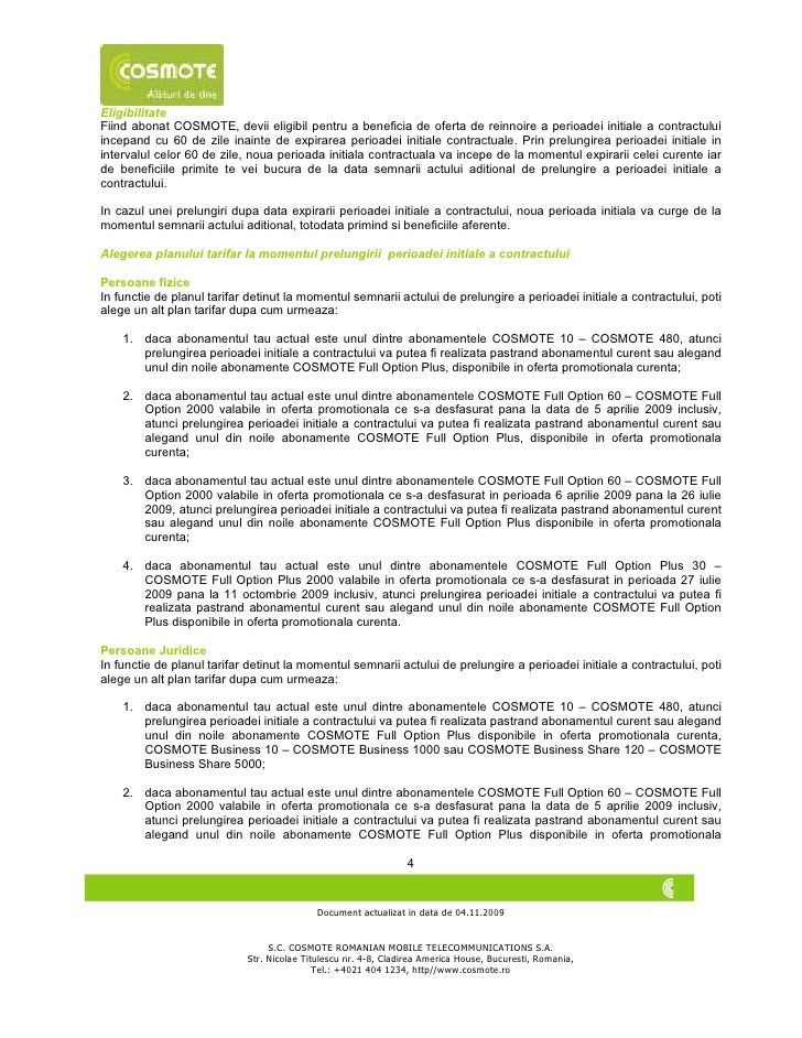 Oferta Cosmote