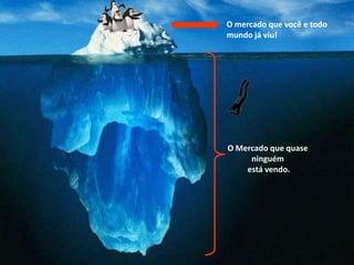 O mercado que você e todo
mundo já viu!

O Mercado que quase
ninguém
está vendo.

 