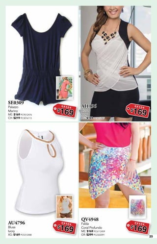 25
SE0309
Palazzo
Marino
ME: $169 PC9512476
CH: $219 PC3016113
D E S D E
$169
AI1196
Blusa
Ivory
XG: $169 PC5012487
D E S D E
$169
AU4796
Blusa
Ivory
XG: $169 PC5312488
D E S D E
$169
QV4948
Falda
Coral Profundo
ME: $169 PC6112459
GR: $299 PC2322091
D E S D E
$169
 