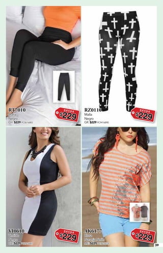 39
RT7010
Malla
Negro
CH: $229 PC0616883
D E S D E
$229
RZ0110
Malla
Negro
GR: $229 PC9416890
D E S D E
$229
VI0610
Vestido
Negro
CH: $229 PC8916887
D E S D E
$229
AK6177
Blusa
Naranja Neón
ME: $229 PC9916878
D E S D E
$229
 