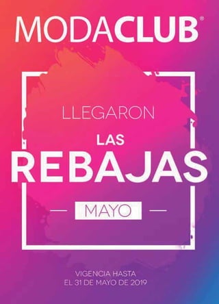 Ofertas Modaclub mayo virtual