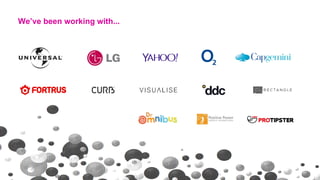 We’ve been working with...
 