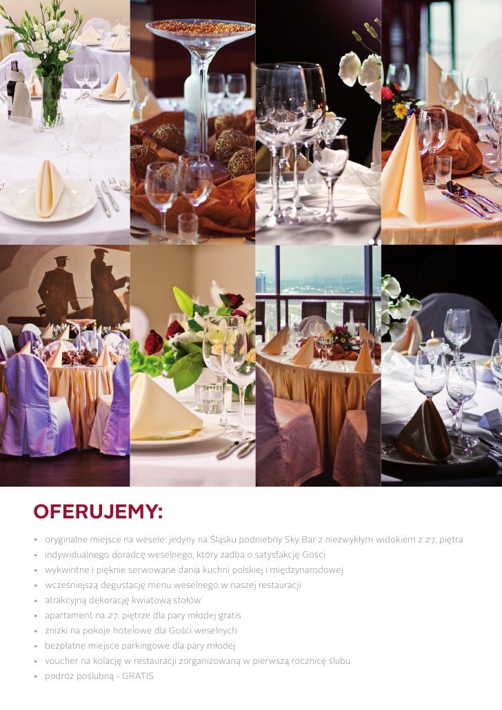 Oferta weselna QHPR 2012