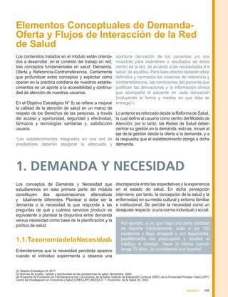 Oferta y Demanda de la Red de Salud | PDF