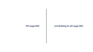 Off-page SEO Link Building for off-page SEO
 