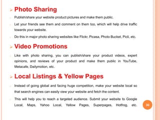 Photo Sharing
o Publish/share your website product pictures and make them public.
o Let your friends see them and commen...