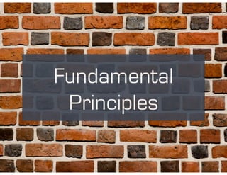 Fundamental
Principles
 