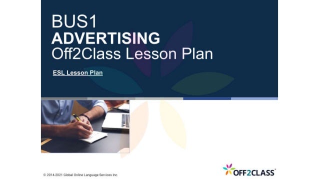 Teaching Business English: Advertising - Off2Class Lesson Plan