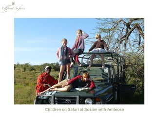 Children on Safari at Sosian with Ambrose 
