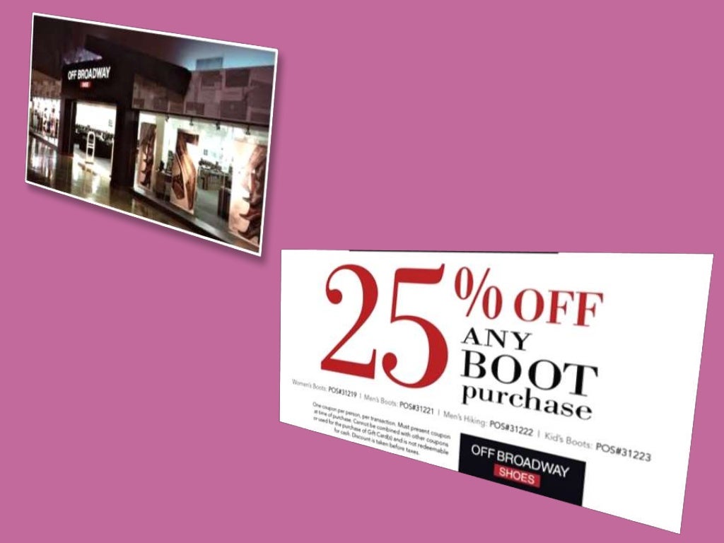 Off broadway shoes coupons