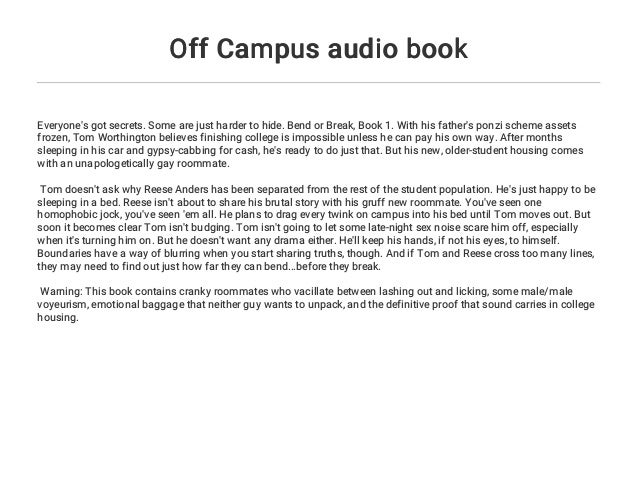 Off Campus Audio Book