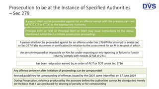 Offences and Prosecutions under Income-Tax | PPTX