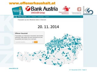 www.kdz.or.at 
www.offenerhaushalt.at 
21. November 2014 · Seite 3  