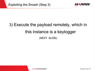 Remotely execute loader
Remotely execute
loader script
Victim downloaded
keylogger
 