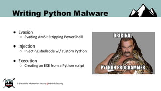 Offensive Python for Pentesting | PPTX
