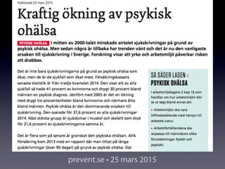 prevent.se • 25 mars 2015
 