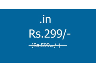 Offer on Domain Names for the month of November 2016