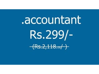 Offer on Domain Names for the month of November 2016