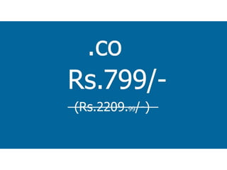 Offer on Domain Names for the month of November 2016