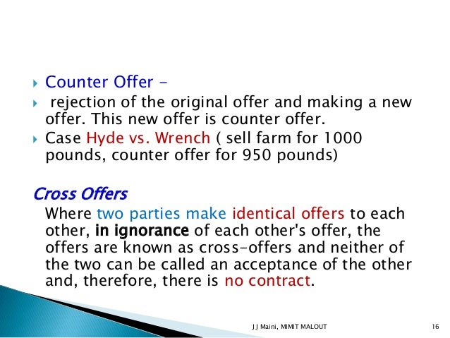 how to make a counter offer