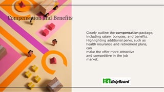 Simple Compensation Offer Offer Letter, Simple Job Offer Letter Format in Word | PPTX