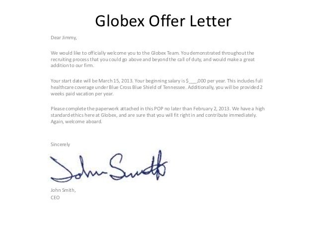 link slip salary letter Offer ppt link slip salary letter Offer ppt