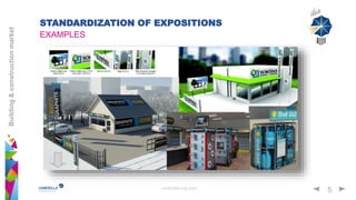 umbrella-mg.com
5
Building&constructionmarket
STANDARDIZATION OF EXPOSITIONS
EXAMPLES
 