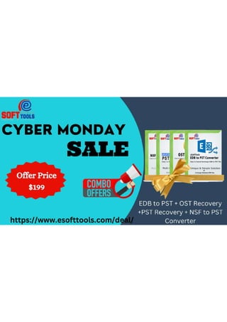 Cyber Monday Combo Email Conversion Software Deal