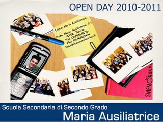 OPEN DAY 2010-2011
 