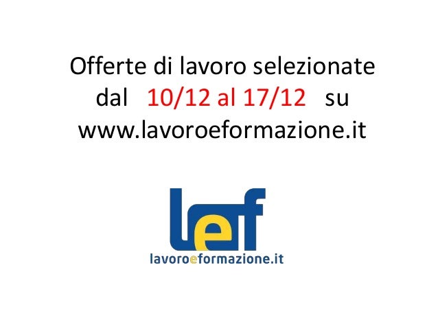 Offerte Di Lavoro Per Cinquantenni Torino