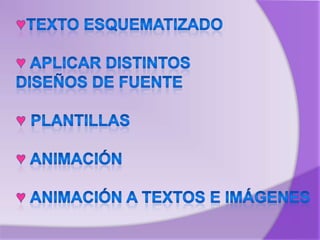 GRAFICASGRAFICO FORMATO DE GRAFICO TIPOS DE GRAFICOINSERTAR COLOR O IMAGENINSERTAR TEXTO