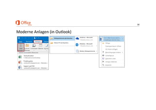 30
Moderne Anlagen (in Outlook)
 