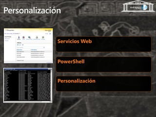 Personalización
 