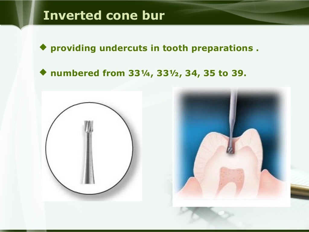 rotary cutting instruments in conservative dentistry
