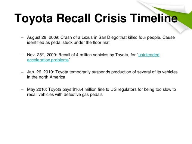 toyota product recall case study