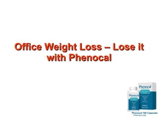Office Weight Loss – Lose it with Phenocal 