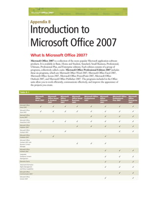 Office 2007   introductory concept and technoques