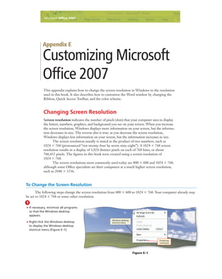 Office 2007   introductory concept and technoques