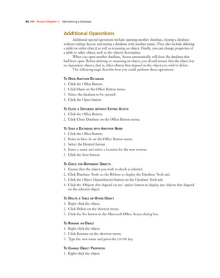 Office 2007   introductory concept and technoques