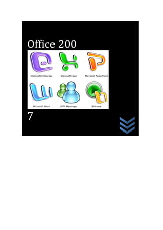 Office 2007Office 2007 es un conjunto de de herramientas  las cuales nos ayuda a que nuestro aAprendizaje sea, más interesante ya que  es el paquete de trabajo básico, el cual contiene una estructura bastante interesante para trabajar  una de mis mas grandes intenciones con este folleto es mostrar que una de <br />