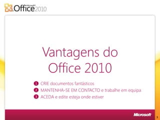 Conjuntos de Aplicações Office 2010
