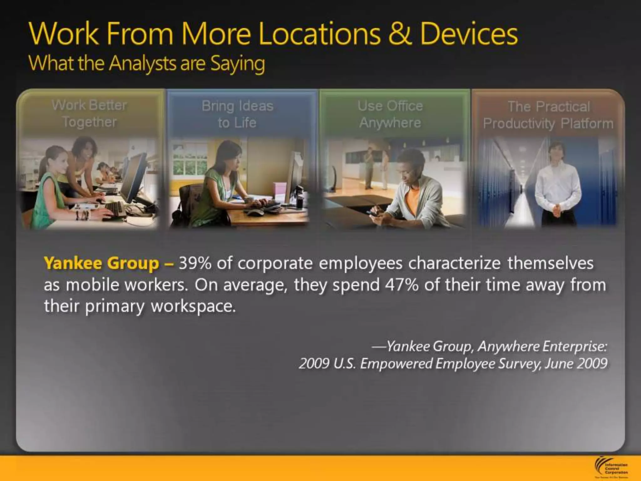 Work From More Locations & Devices What the Analysts are Saying
