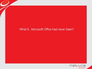 What if… Microsoft Office had never been?
 