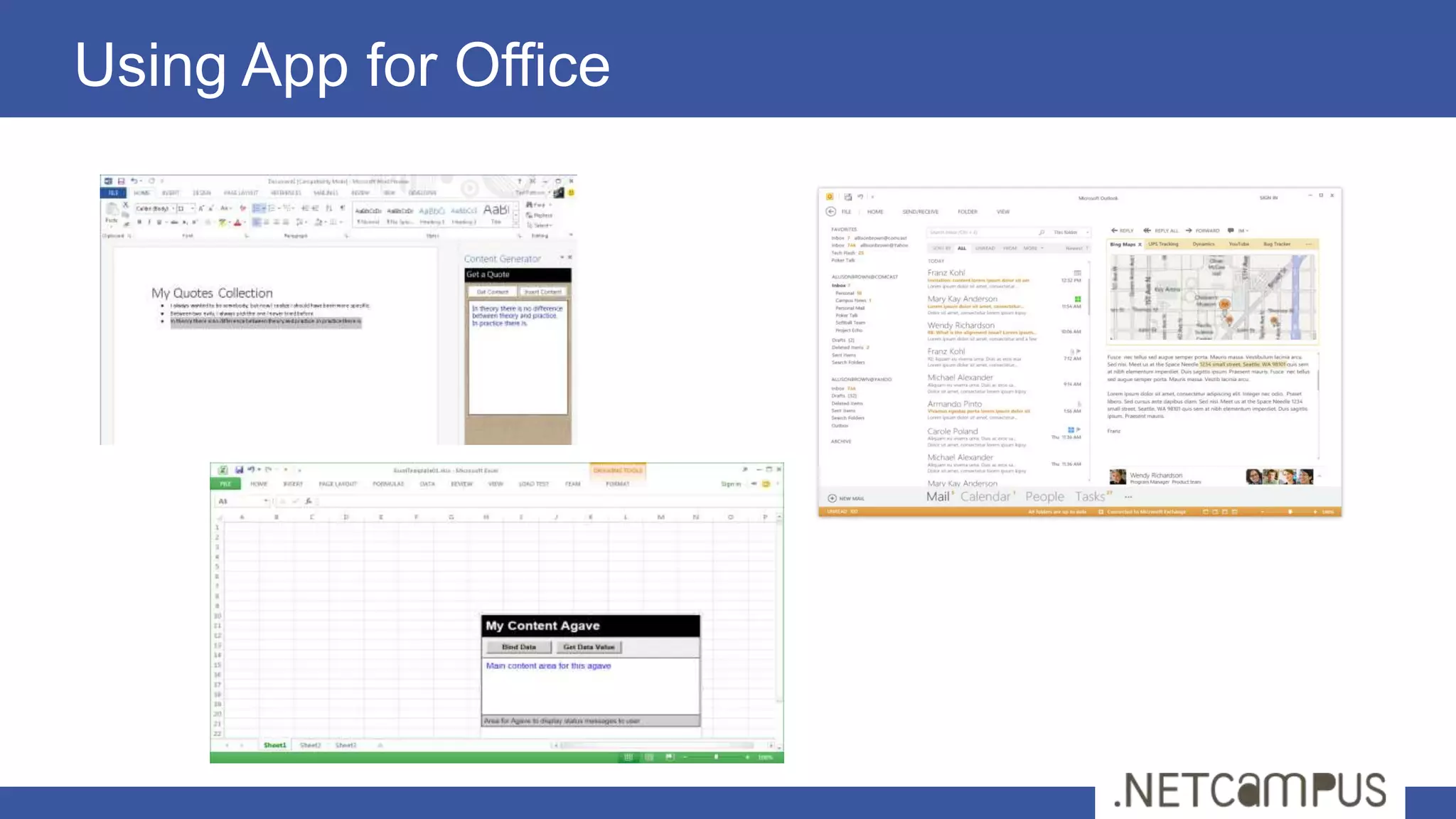 Using App for Office
 