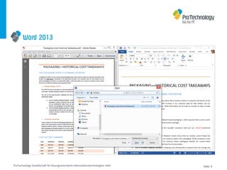Word 2013




 ProTechnology Gesellschaft für lösungsorientierte Informationstechnologien mbH
GREEN-M INTERFACE DESIGN                                Security-Center Software GUI Eytron   10.03.08 Seite: 6
                                                                                                              Page:
 